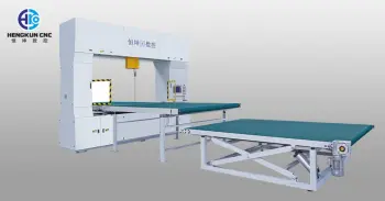 CNC Vertival Revolving Blade Foam Cutting Machine