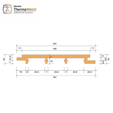 Flat Aluminum External Wall Cladding Profile