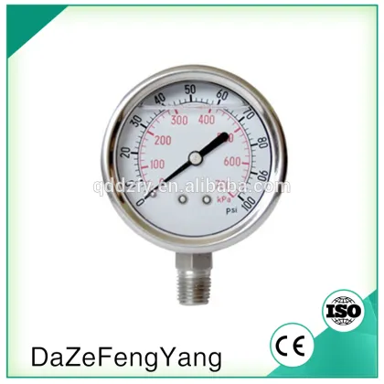 wika type 316 steel pressure gauges