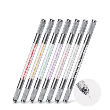 Microblading Supplies: Double-Ended Manual Tattoo Pen, Microblade, and Microblading Pen for Eyebrow Artistry