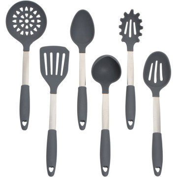 Food Grade 6pcs Silicone Utensils Kitchenware