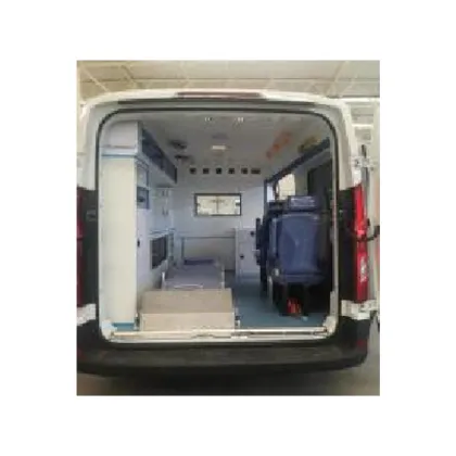 Fuel-powered SAIC Maxus emergency ambulance