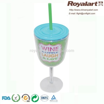 New design Plastic straw cup