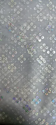 100% NYLON FABRIC MESH EMBROIDERED PIECE FABRIC