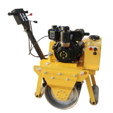 China factory single drum vibratory road roller for construction subject