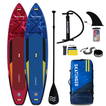 Double Layer Inflatable Fishing SUP Surfing Board for Sale with Accessories