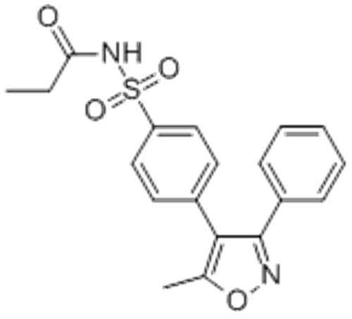 N-[4-(5-methyl-3-phenyl-oxazol-4-yl)phenyl]sulfonylpropanamide CAS 198470-84-7