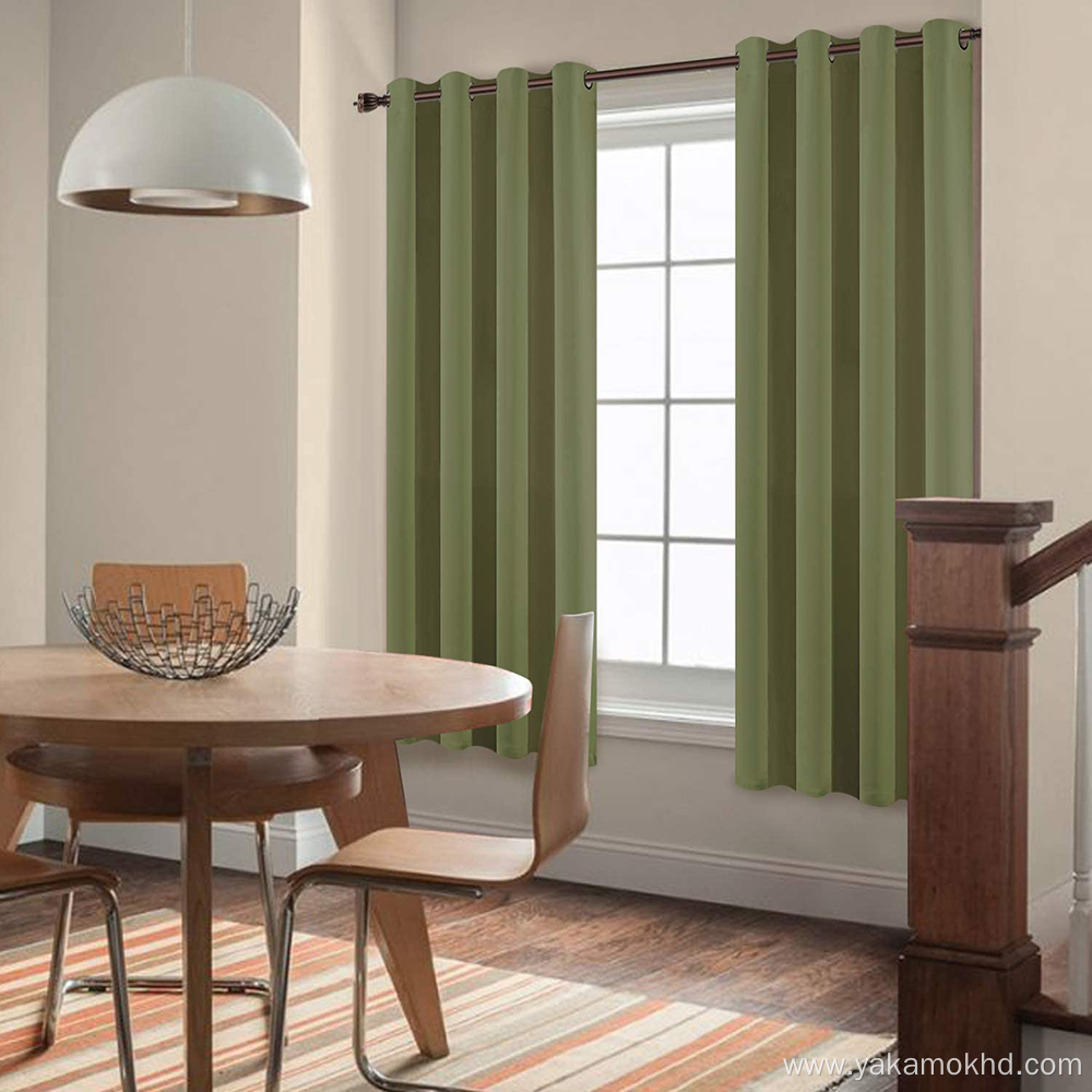 Sage Blackout Curtains 63 Inch Long