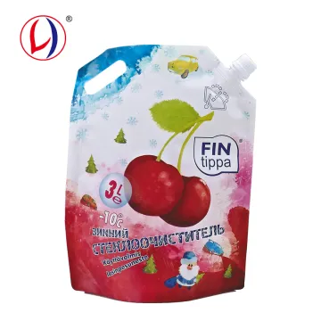 4L Liquid Hand Soap Detergent Packing Bag with Nuzzle, Handle, and Spout