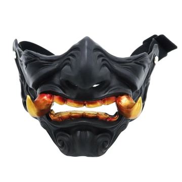 Samurai-Dämon-Halbgesichts-Cosplay-Maske