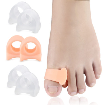Silicone Gel Foot Fingers Protector Bunion Adjuster Feet Massager 2Pcs Big Toe Separator Bone Corrector Straightener Care Feet