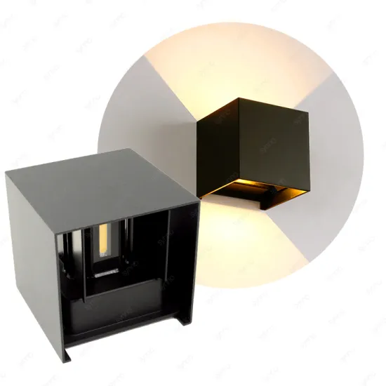 Up And Down Outdoor Led Suqare Wall Light