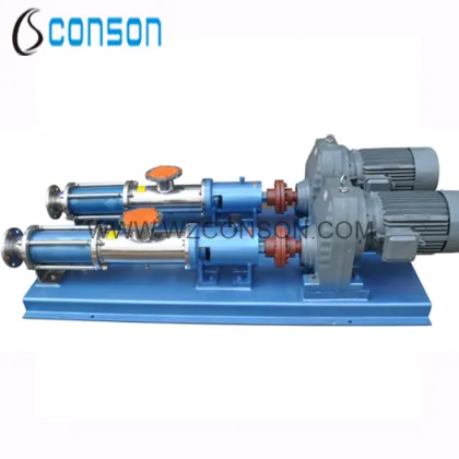 304 and 316 Stainless steel mono screw pump