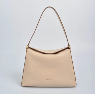 Single shoulder hobo leather bag for ladies