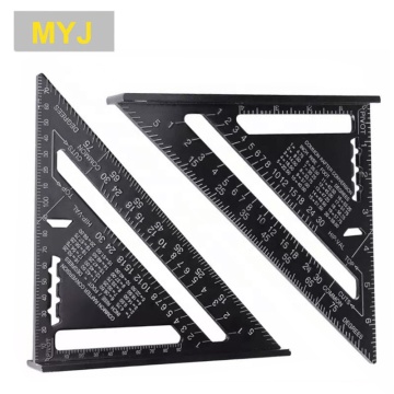 Aluminum Alloy 7 Inch Triangular Measuring Roofing Triangle Ruler