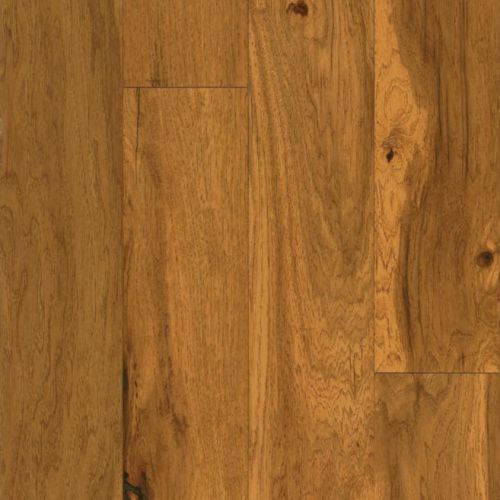 Plancher de bois franc massif en hickory américain