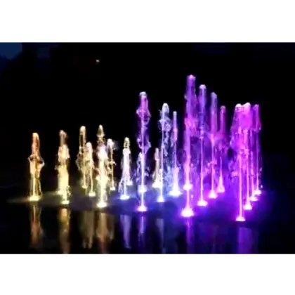 Floor Music fountain with light
