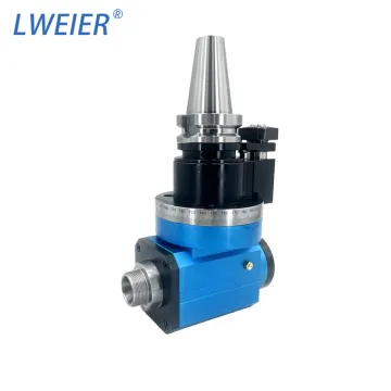 LWEIER Machine Tools 90 Degree CNC Angle Head for Horizontal Milling BT30 BT40 BT50 ER16 ER25 ER32