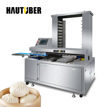 Automated Mooncake Production: Customizable Multi-functional Trays Arranging Machine for Baked Foods