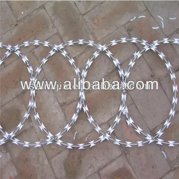 pvc Hot-dipped Razor Barbed Wire
