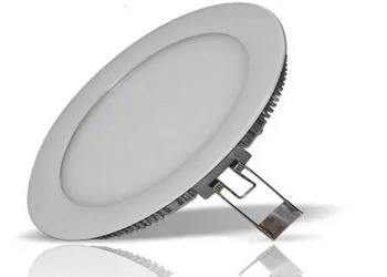 Cri72 10w Smd3014 Recessed Round Led Panel Light 60hz - 70hz , Energy Saving