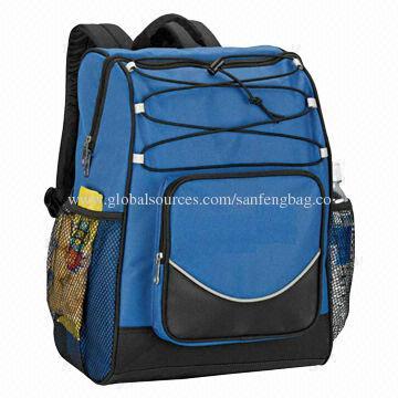 Backpack with Cooler Pocket, Made of 600D, Sized 42*31*21cm