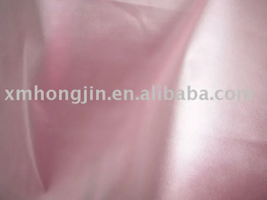 Polyester spandex satin knitted fabric