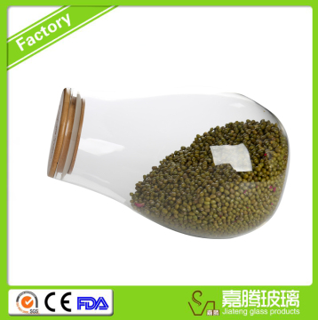 wholesale to whole world glass storage jars with color lid
