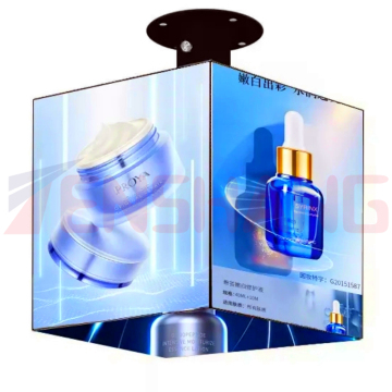 Hot Sale 3D Magic Cube LED Display: Four or Five Sided Corner Cabinet