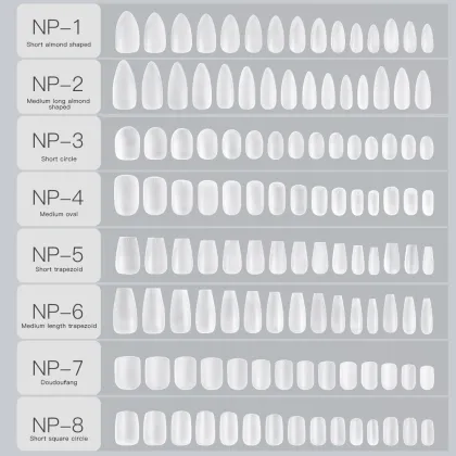 OEM Artificial Fingernails - Thin, Traceless Nail Plates with Various Paste and Material Options