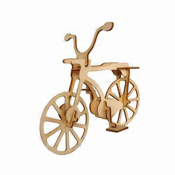 DiY 3D Wooden Puzzle Woodcraft Bike