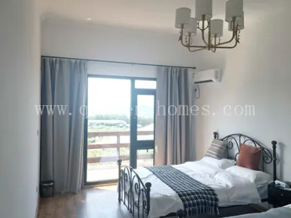 Prefab house in the valley of blueberry