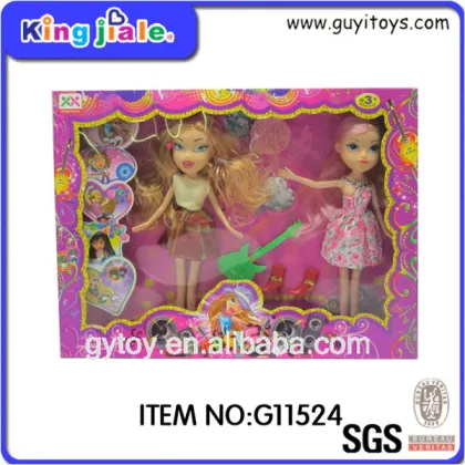 Newest design top quality plastic dolls for crafts