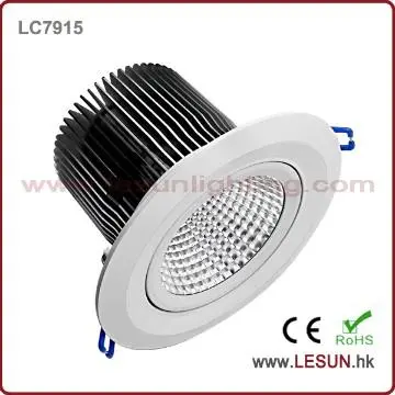Sharp cob with cut hole 100mm 15w led ceiling down light LC7915