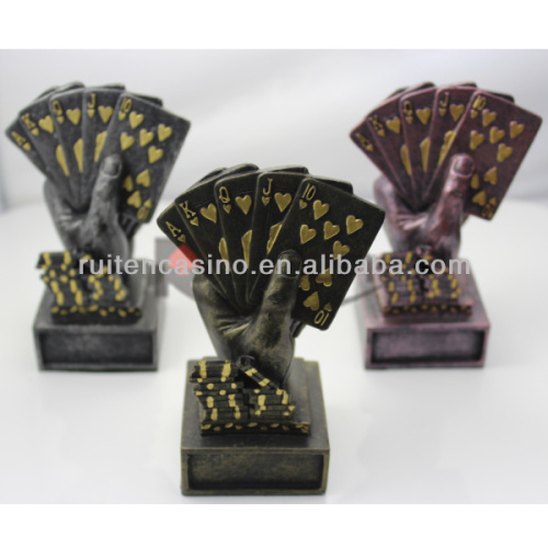 Resin Poker Award Trophy