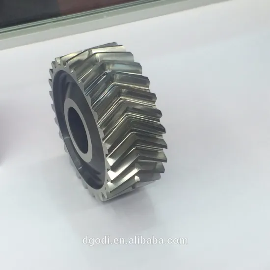 China OEM hobbing gear parts, high quality precision steel herringbone gearwheel