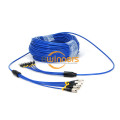 Cable de puente blindado de PVC blindado (OFNR) 6F FC-FC SM