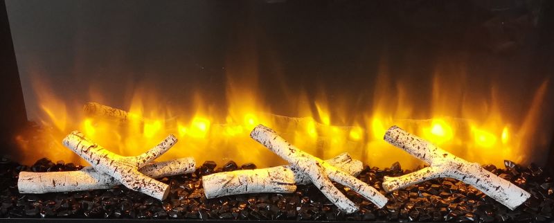 new ceramic electric gas log