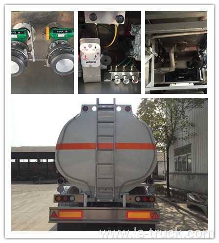 3 axles Methanol Methyl Alcohol Tank Semi-Trailer