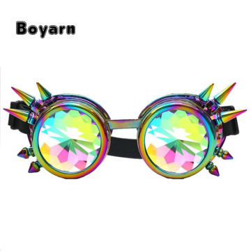 Colorful Rivet Glasses for Festival and Rave Parties