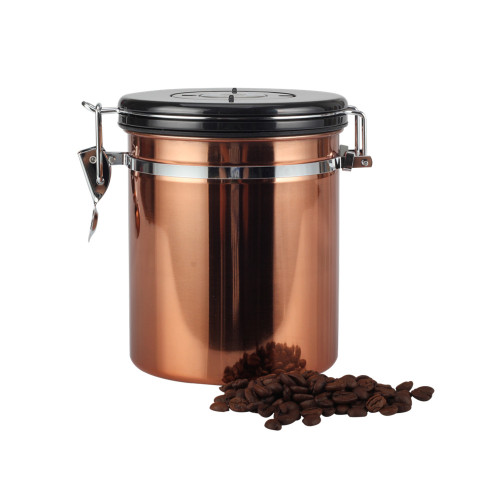 Coffee Storage Jar Stainless Steel Vacuum Seal Container