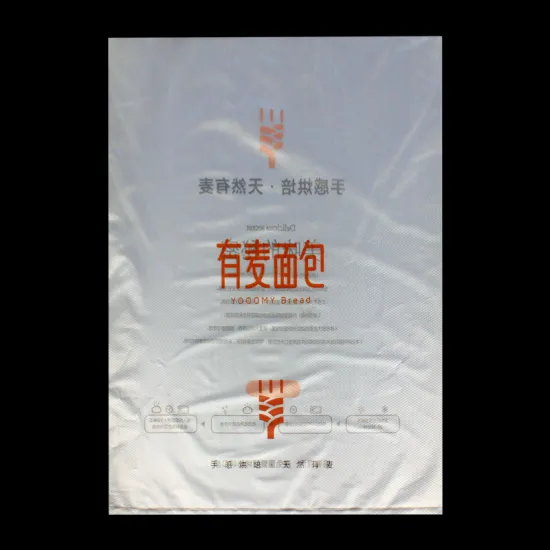Printing Flat Custom Printed Poly Bag Bread