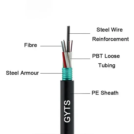 Single Mode Fiber Optic Drop Cable for FTTH