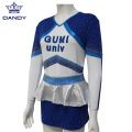 Oanpaste rhinestones Cheerleading Uniformen