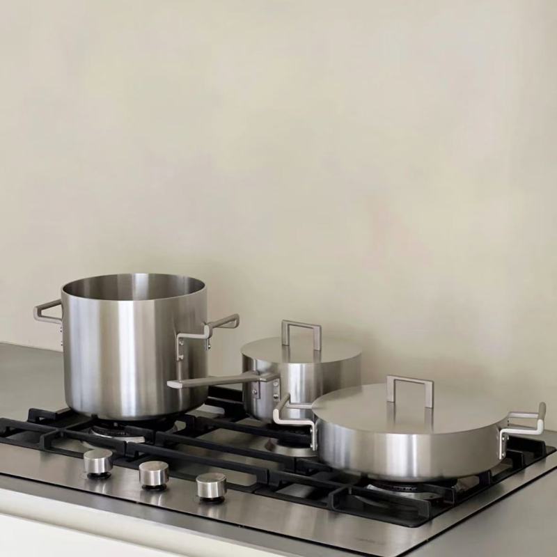 Professional Stainless Steel Cookware with Sleek Design