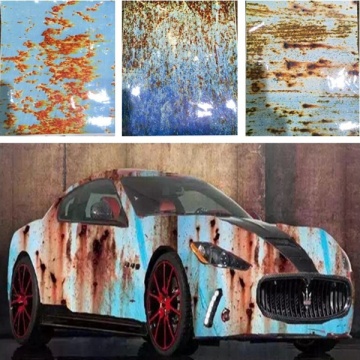 Filme de automóvel em PVC de impressão digital Rust