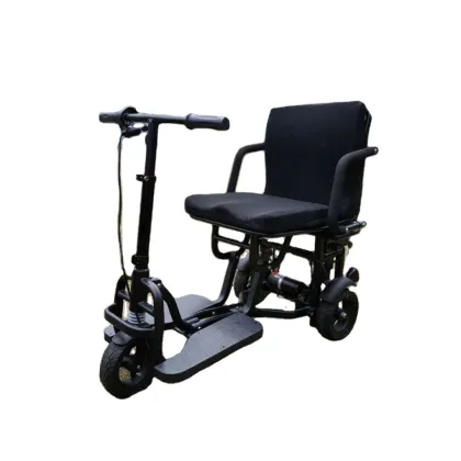 Electric Tricycle Scooters for Disabled and Elderly: Aluminium Alloy Frame Foldable Mobility Scooter