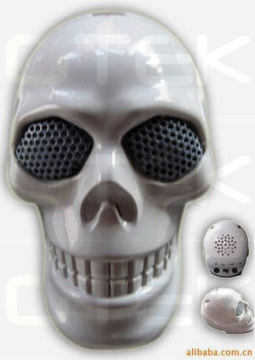 Audio 2w Skull Rechargeable Mini Speakers For Halloween Gift
