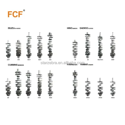 Forged Steel Crankshaft for Daewoo Truck Bus DE08TIS 1146 Doosan Engine