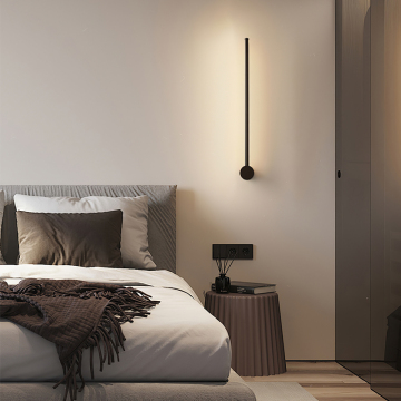 Modern 9W Black LED Indoor Wall Light for Bedroom